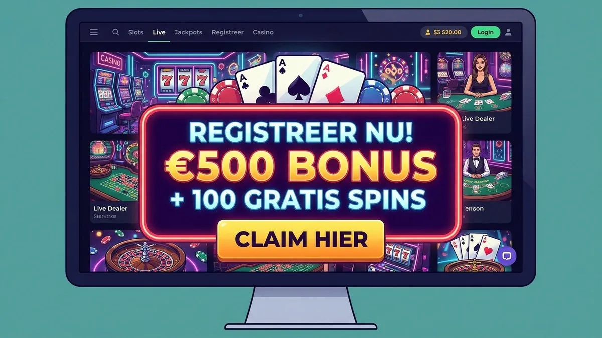 Registreren met bonus